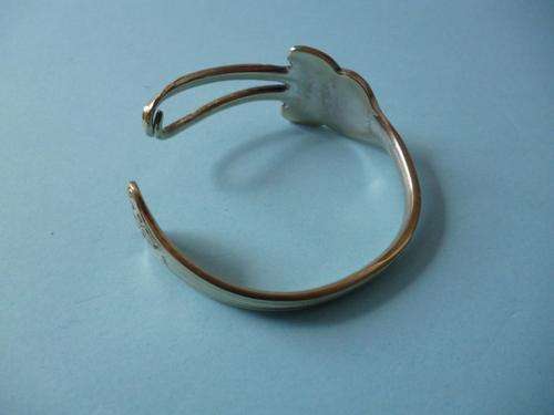 Awesome Fork Bangle or Bracelet. New condition. Silver Plated.